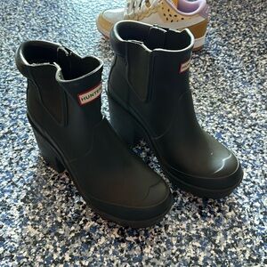 Hunter heeled booties